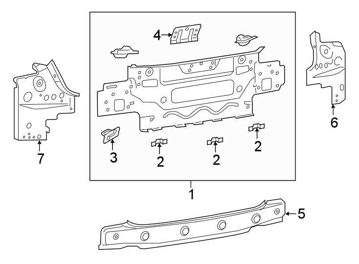 Volkswagen Arteon Rear Body Panel Extension (Rear, Upper) - 3G8813331A ...