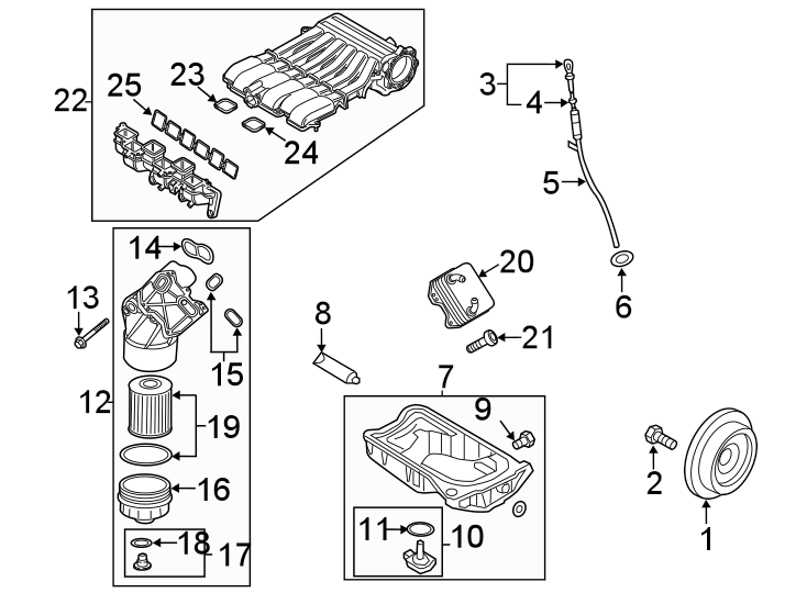 Volkswagen Passat Wagon Engine Intake Manifold Gasket. Fuel Injection ...